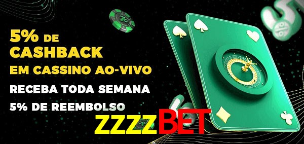 Promoções do cassino ao Vivo zzzzbet